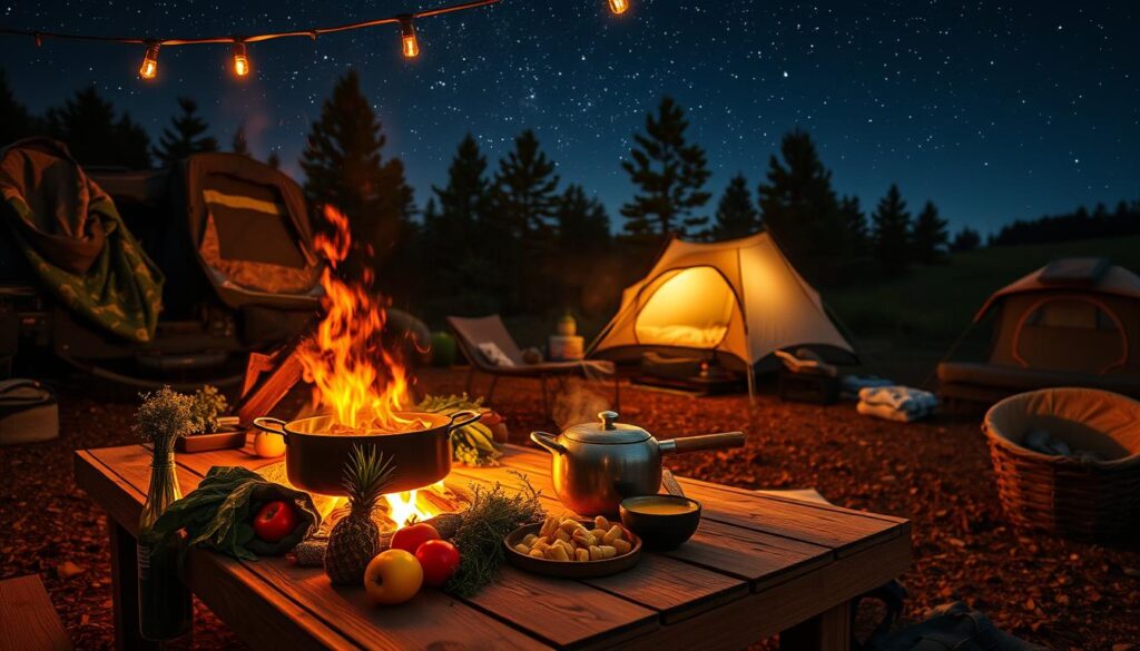 Easy Camping Dinner