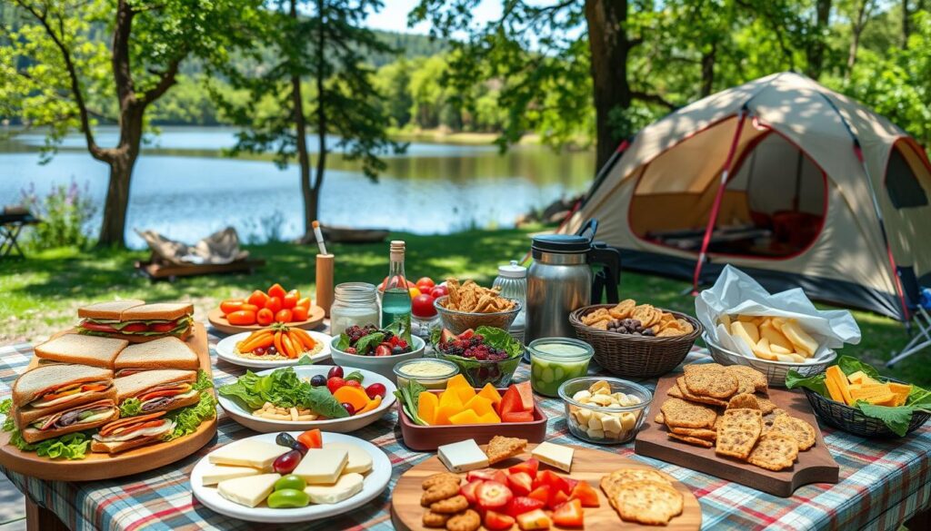 Quick camp meals