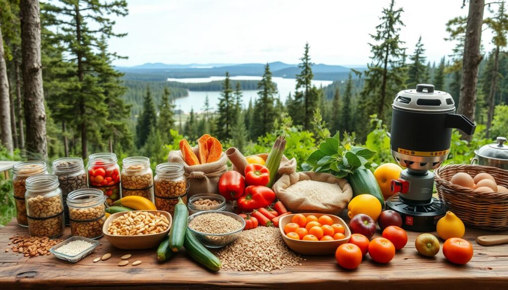 Vegan Camping Ingredients