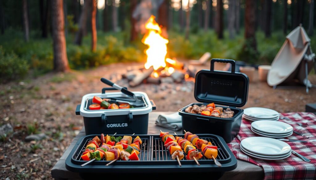essential equipment for campsite BBQs