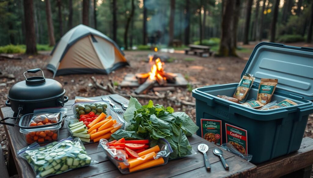 time-saving techniques for camping meal preparation